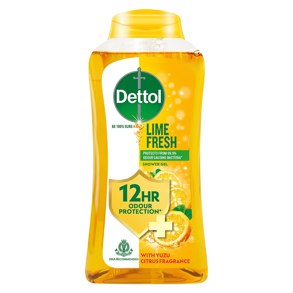 Dettol Lime Fresh Body Wash, 250ml Each (Pack of 2)