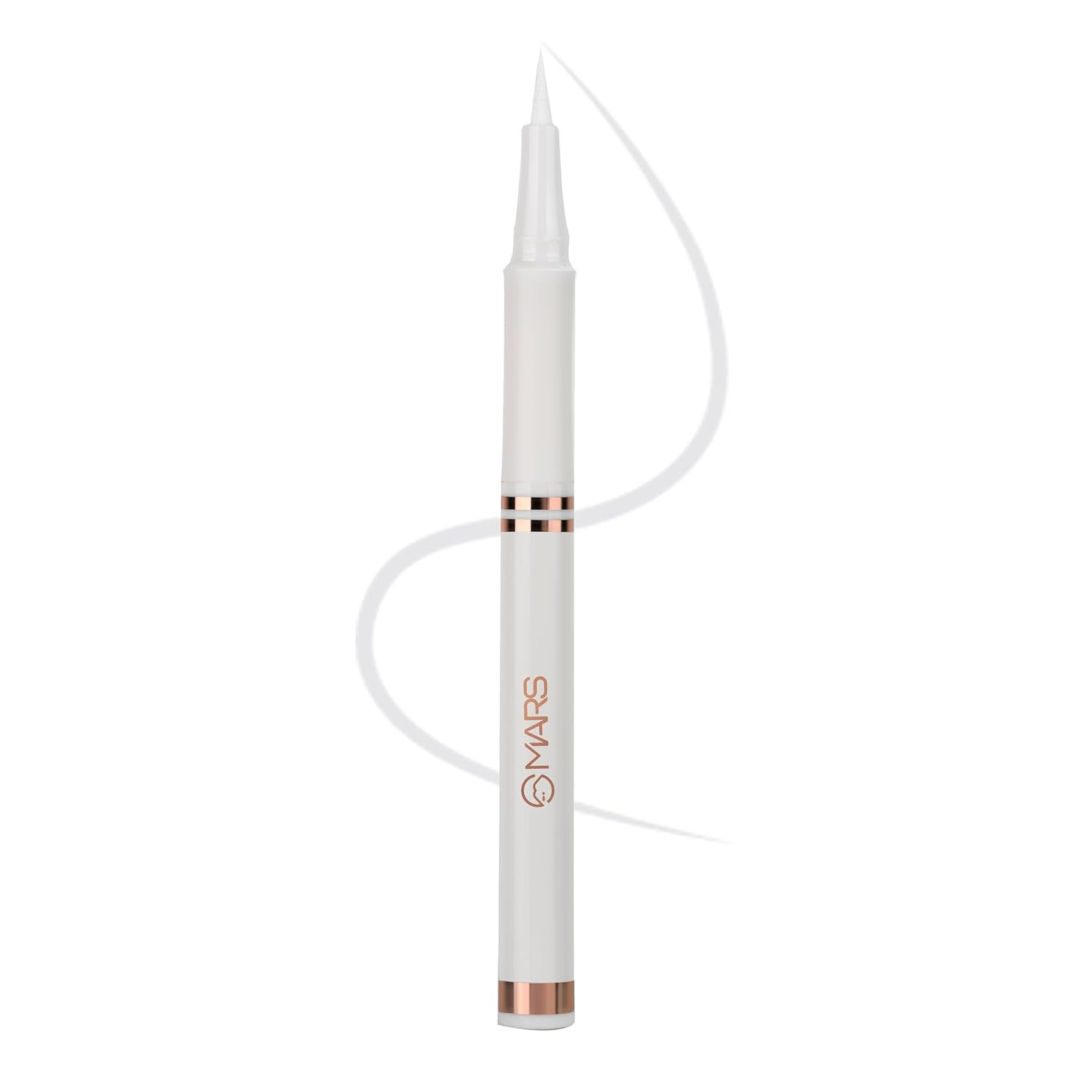 MARS Smudge Proof Liquid Pen Eyeliner,White,1.5gm Each (Pack of 2)