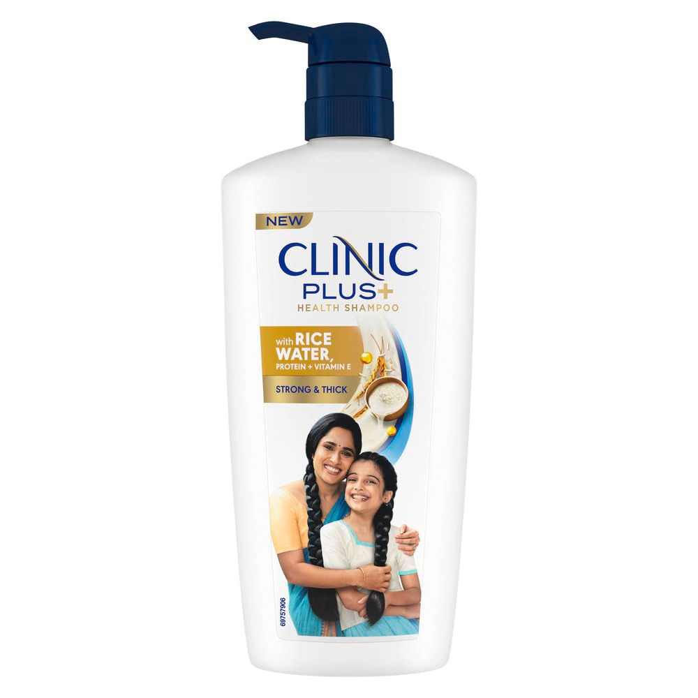 Clinic Plus Rice Water Protein+Vitamin e Shampoo,650ml
