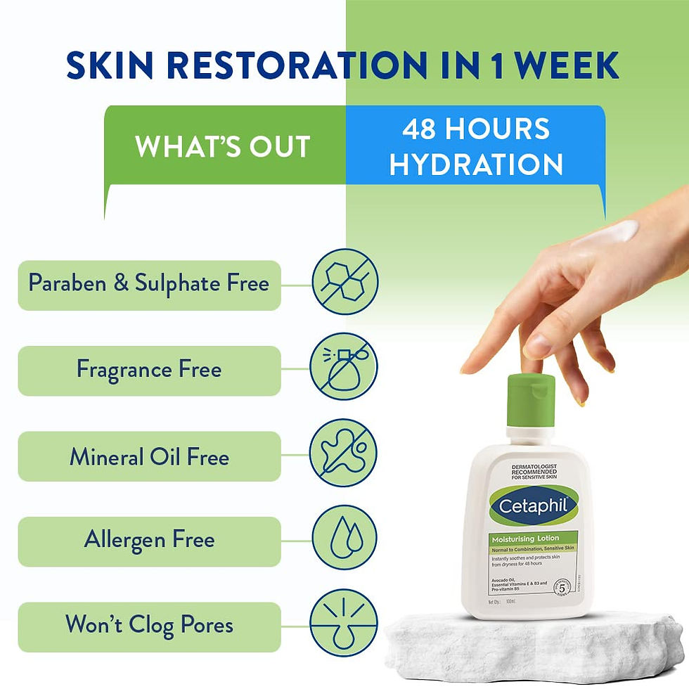 Thumbnail: Cetaphil Moisturizing Lotion for Dry to Normal, Sensitive Skin| 100 ml