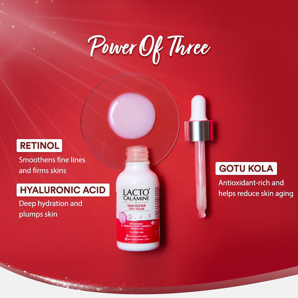 Thumbnail: Lacto Calamine 10% Retinol Complex Face Serum, 30ml Each (Pack of 2)