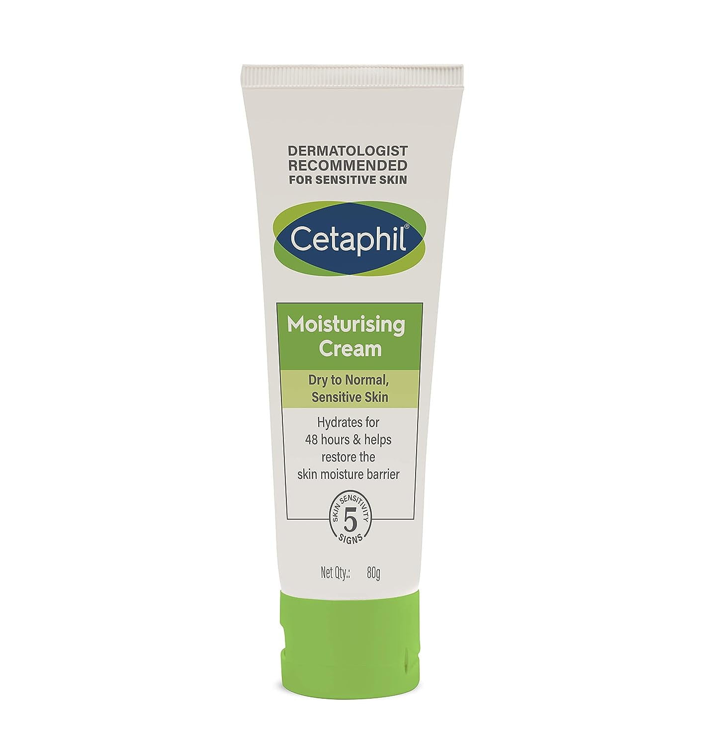 Cetaphil Moisturising Cream 80gm Each (Pack of 2)