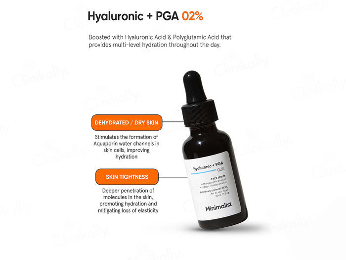 Thumbnail: Minimalist 2% Hyaluronic Acid + PGA Face Serum,30ml