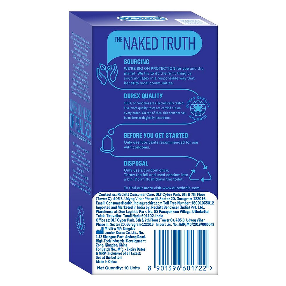Thumbnail: Durex Close Fit Invisible Condoms for Men - 10s | Ultra Thin Condom