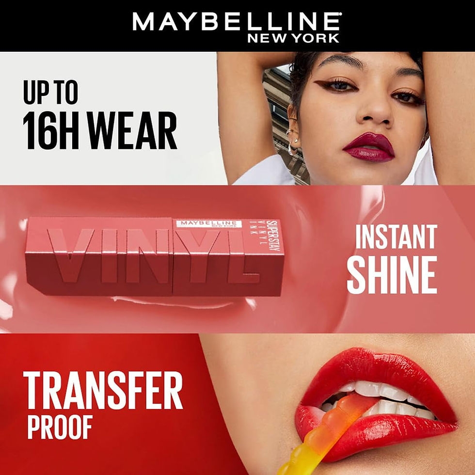 Thumbnail: MaybellineSuperStay Vinyl Ink Liquid Lipstick - Extra, 4.2ml Each (Pack of 2)