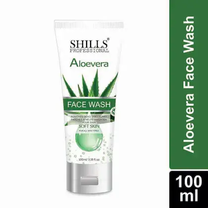 Shills Professional Aloevera Face Wash, 100ml Each (Pack of 2)