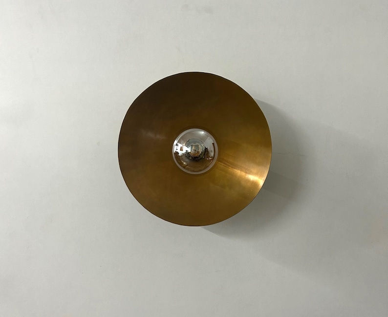 Elegant Handcrafted Wall Lamp Radiant with a Single Light