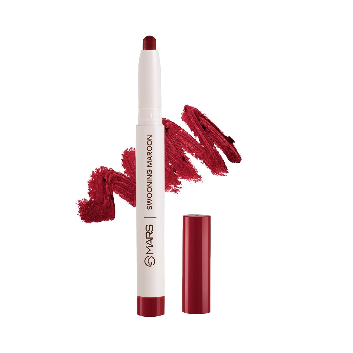 Mars Poppins Lip Crayon Lipstick (17 Swooning Maroon), 1.3gm Each (Pack of 2)