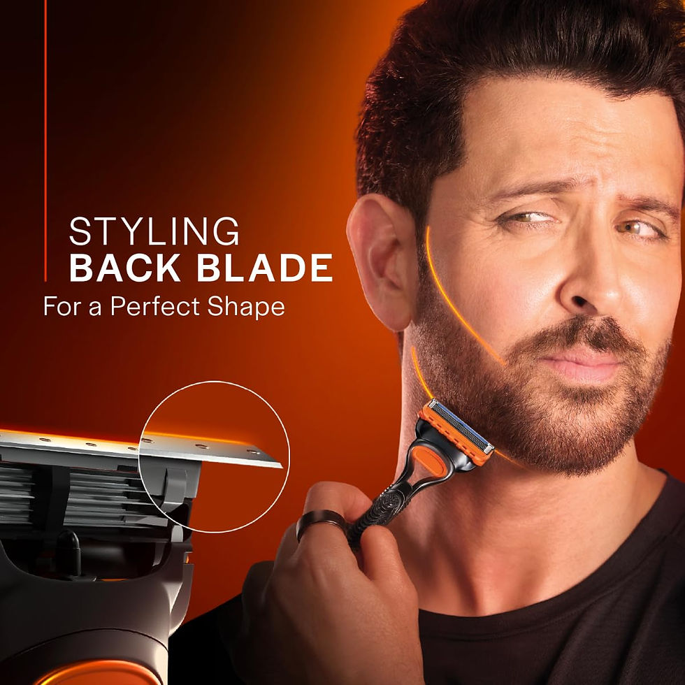 Thumbnail: Gillette Fusion Manual Blades for men with styling back blade