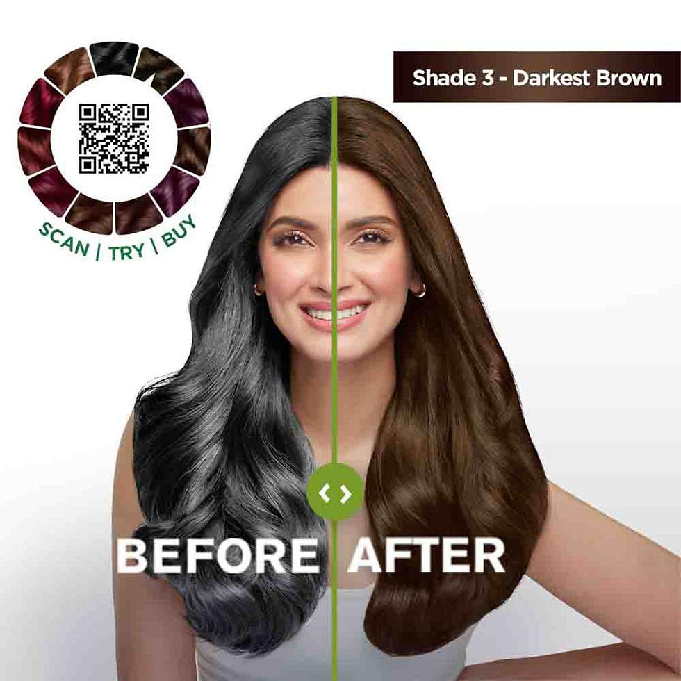 Thumbnail: Garnier Color Naturals Crème hair color, Shade 3 Darkest Brown, 70ml + 60g