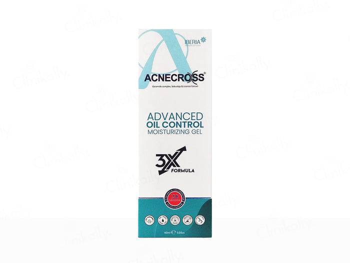 Thumbnail: Acnecross Advanced Oil Control Moisturizing Gel,60ml Each (Pack of 2)