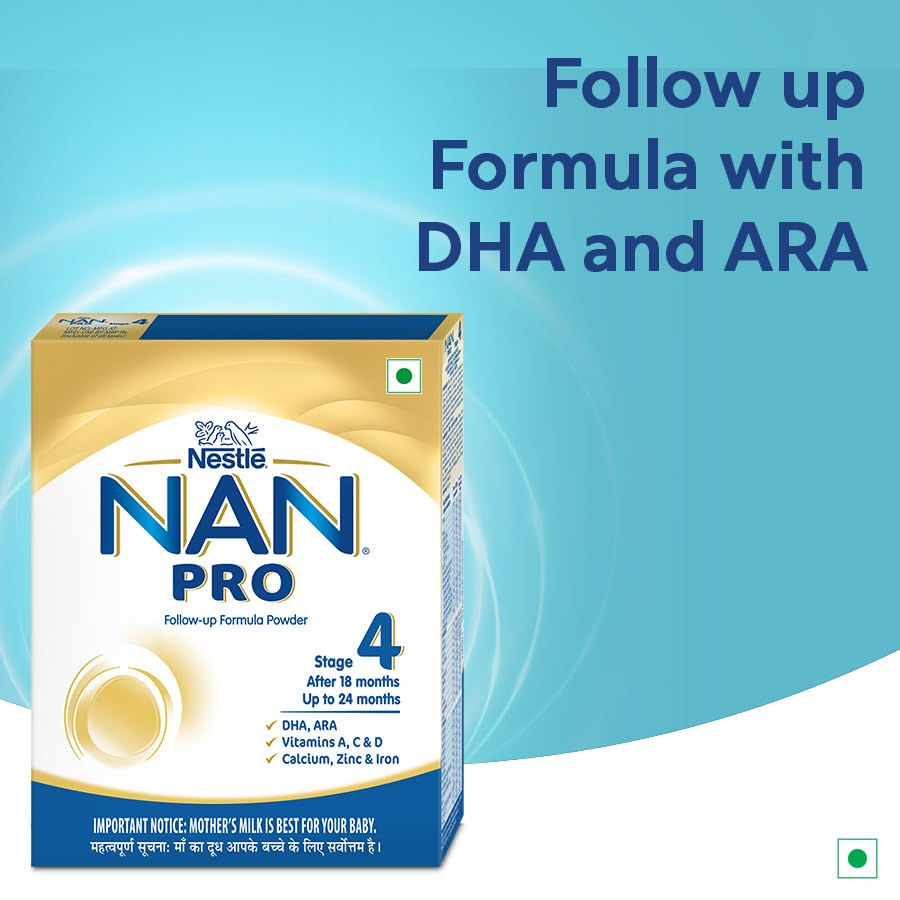 Thumbnail: Nestlé NAN PRO 4 Formula Powder After 18 months, Up to 24 months, Stage 4, 400gm