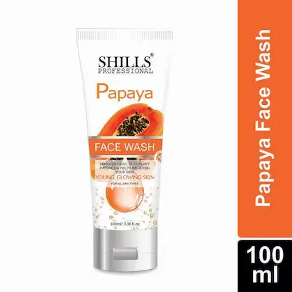 Shills Professional Papaya Face Wash, 100ml Each (Pack of 2)