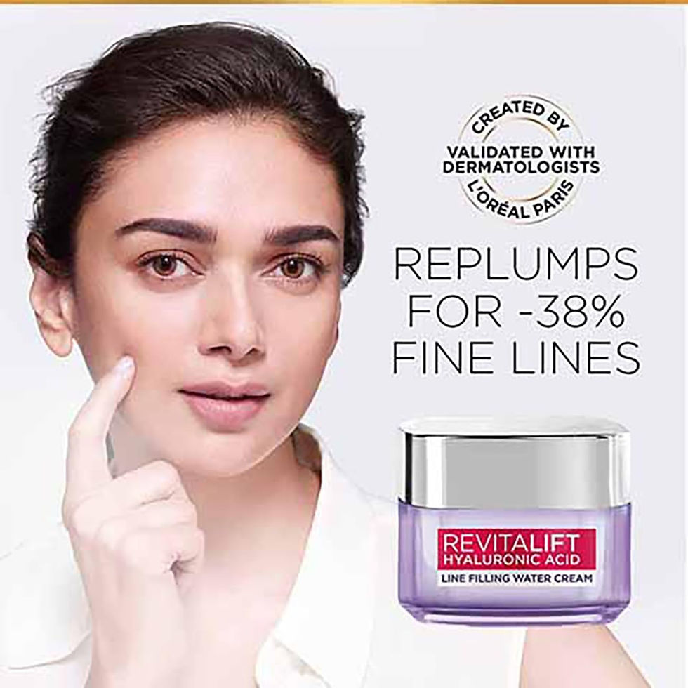 Thumbnail: L'Oreal Revitalift Hyaluronic Acid Face Wash, 100ml &Serum,30ml+Cream,50ml Combo