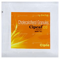 Cipcal D3 - Sachet of 1 gm Granules (Pack of 2)
