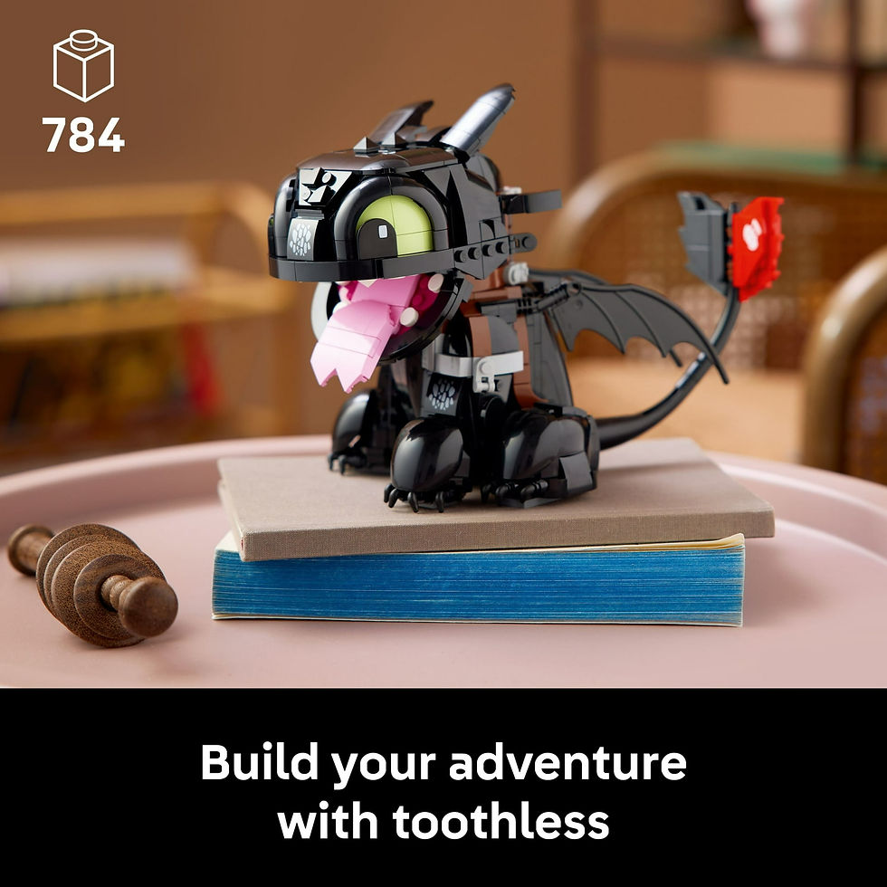 Thumbnail: LEGO Icons How to Train Your Dragon: Toothless Building Set for Adults, Ages 18+