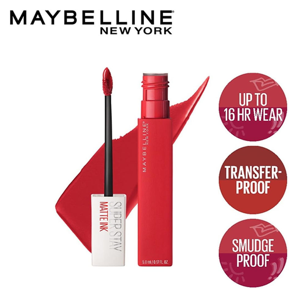 Thumbnail: Maybelline Superstay Matte Ink Liquid Lipstick 20 Pioneer, 5ml Each (Pack of 2)