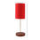 Miniatura: US Table Lamp Bedroom Decoration, Along Handmade Cylinder Red Lamp, Living Room