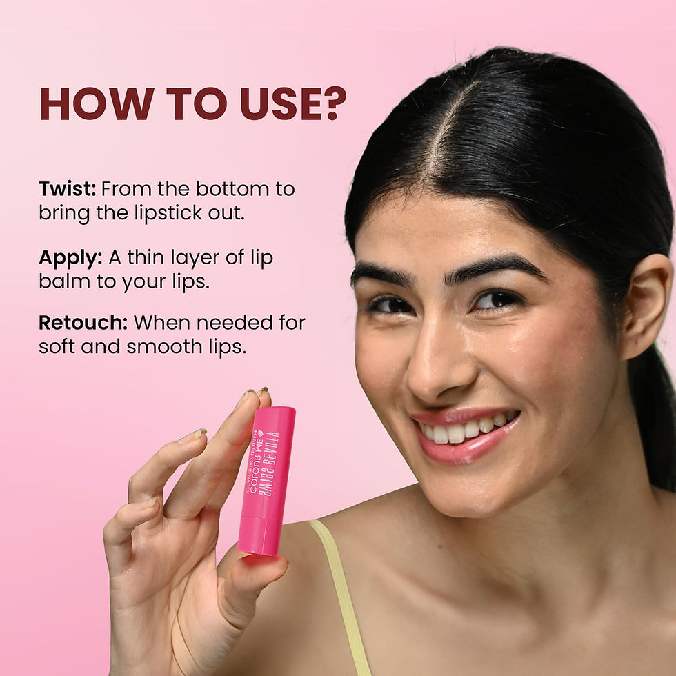 Thumbnail: Swiss Beauty Colour Me Vanilla Lip Balm, 4.5gm Each (Pack of 3)