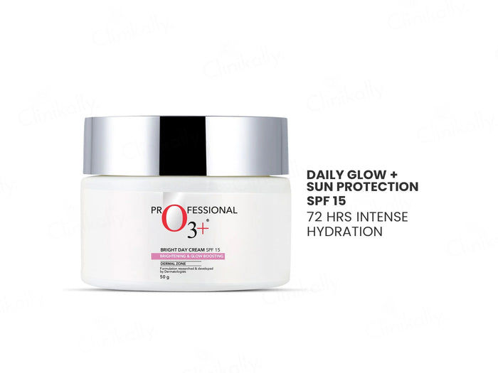 Thumbnail: O3+ Brightening & Whitening White SPF 15 Day Cream,50gm Each (Pack of 2)