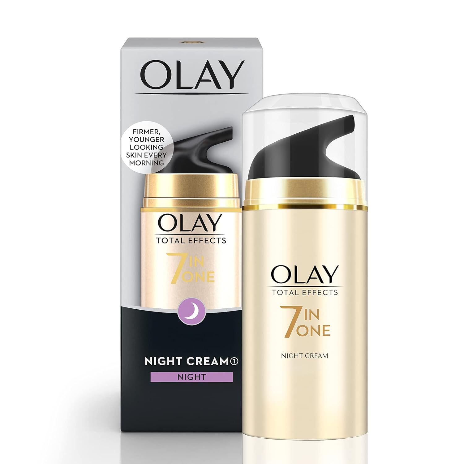 Olay Total Effects 7 in 1, Night Cream, 50g Each (Pack of 2)