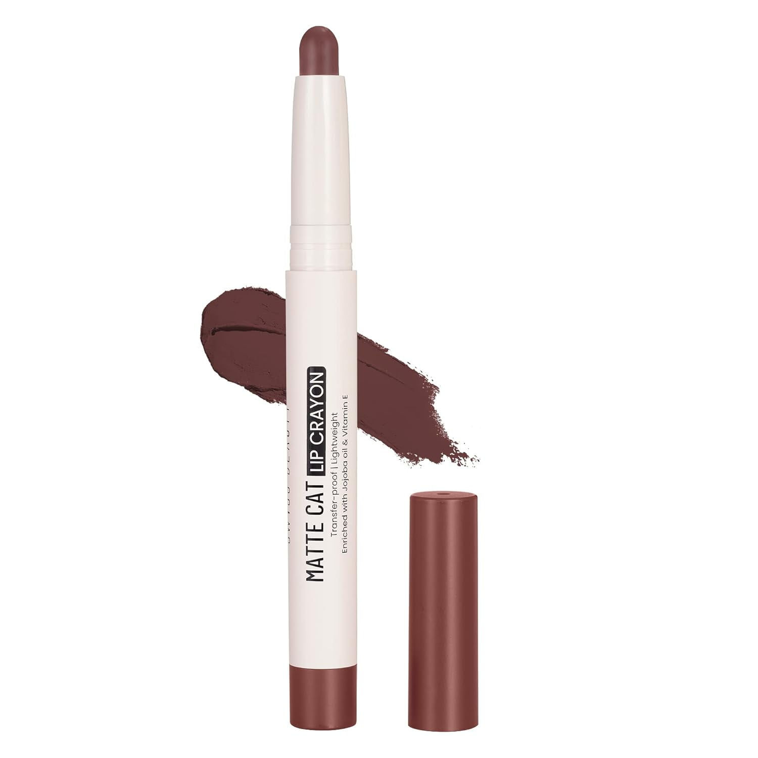 Swiss Beauty Non-Transfer Cat Lip Crayon Choclate Fudge,1.5gm EachPack of 2