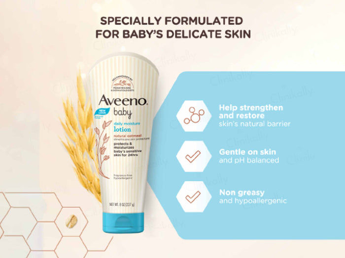 Thumbnail: Aveeno Baby Daily Moisture Lotion,227gm