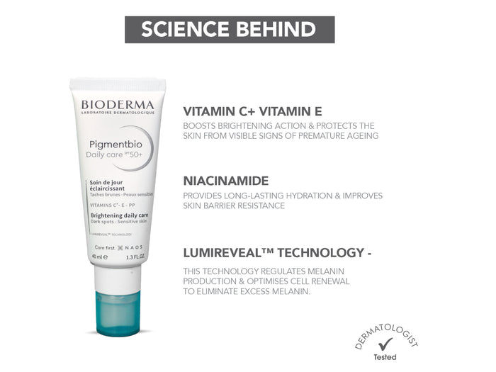 Thumbnail: Bioderma Pigmentbio Daily CarEe SPF 50+, 40ml Each (Pack of 2)(