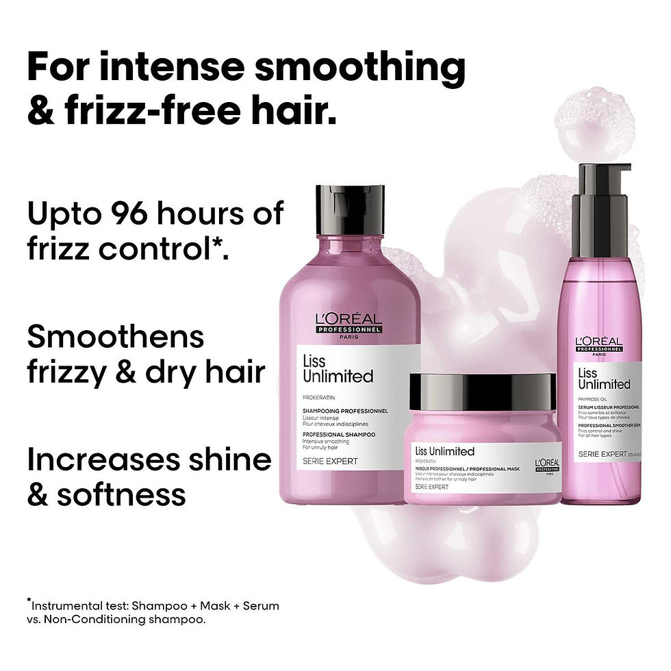 Thumbnail: L'Oreal Professionnel Liss Unlimited Shampoo, Hair Mask & Hair Serum Combo