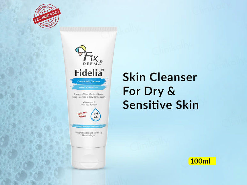 Thumbnail: Fixderma Fidelia Gentle Skin Cleanser, 100ml Each (Pack of 2)