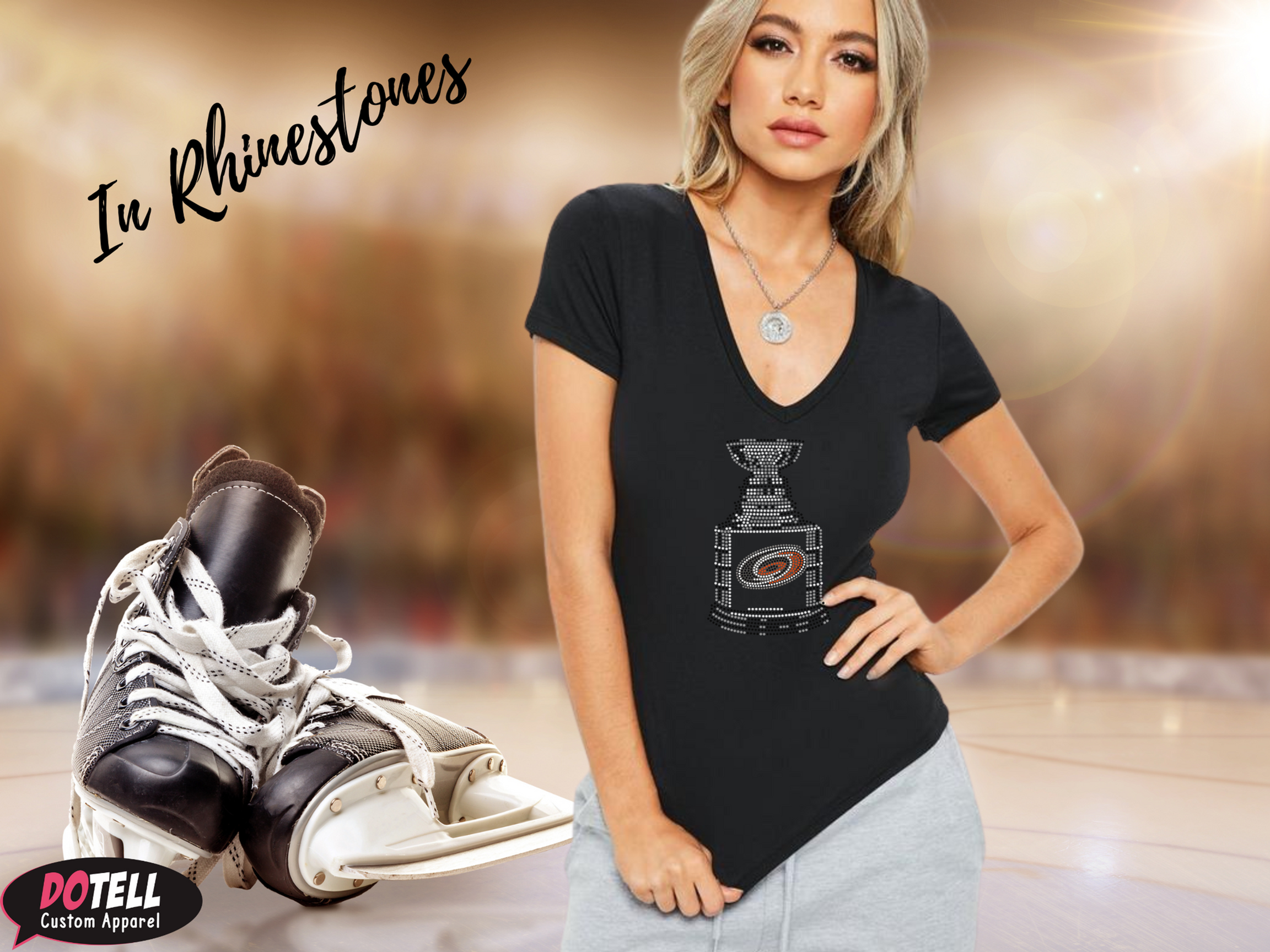 Hurricanes  Stanley Cup Playoffs  Rhinestone