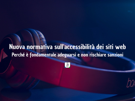 nuova normativa sull'accessibilità dei siti web