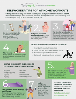 Teleworker Tips for At-Home Workouts