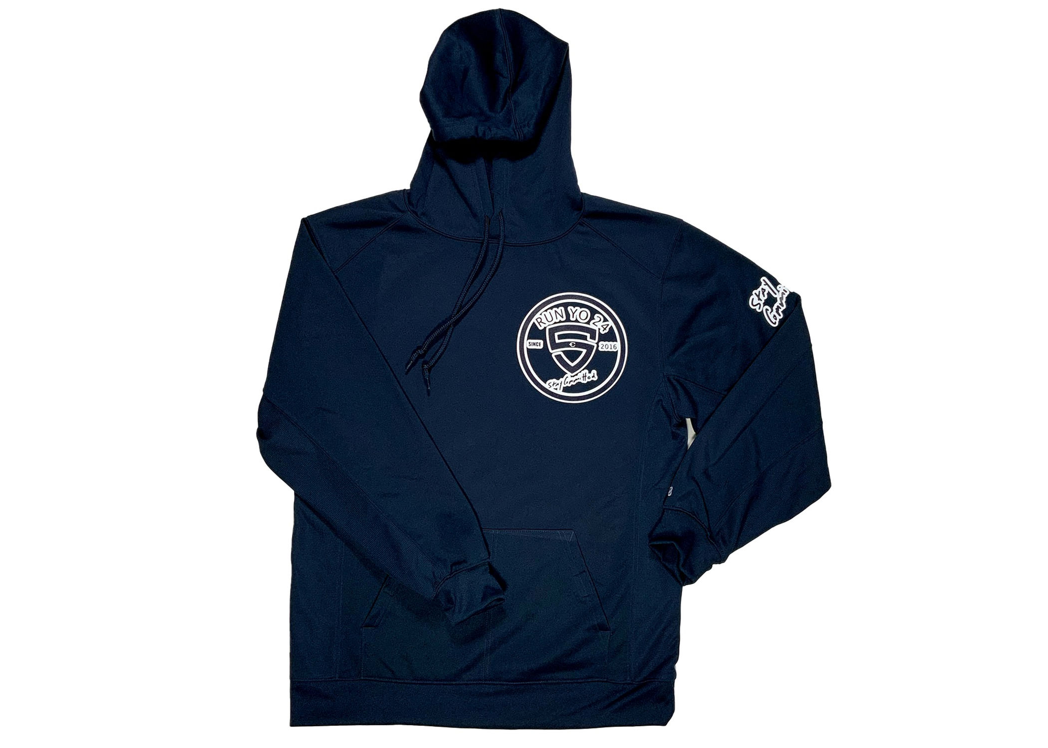 RUN YO 24 DETROIT NAVY HOODIE