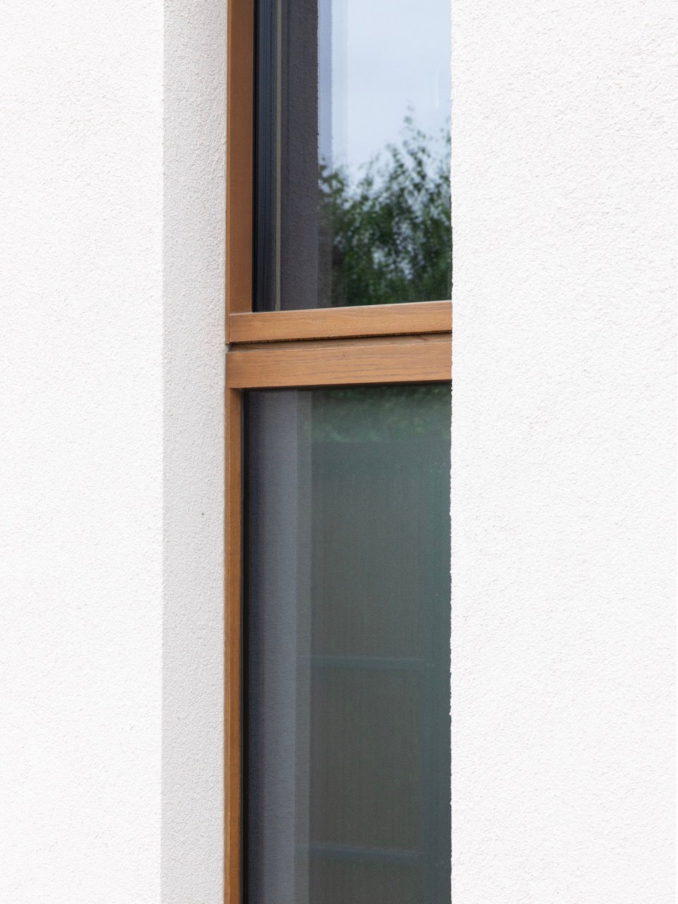 Dettaglio interno serramento in termotrattato Eurofinestra — progetto Un abito su misura, Reggio Emilia