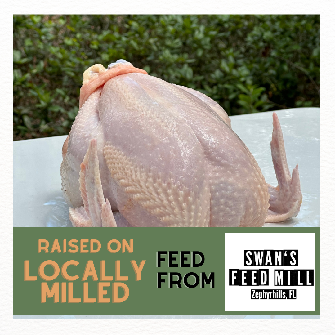 Pasture Raised on Fresh Local Feed (Whole)