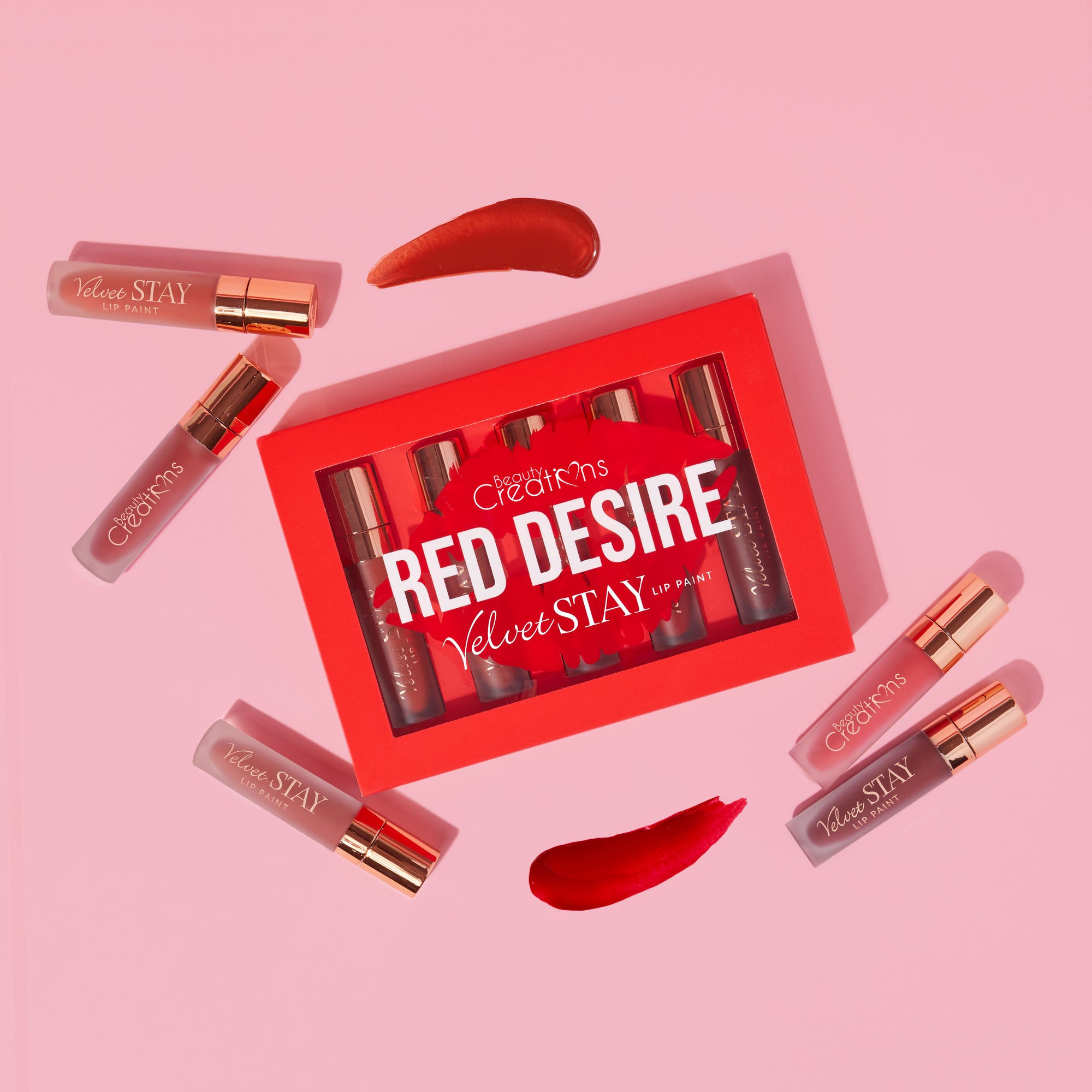 RED DESIRE VELVET STAY LIP SET