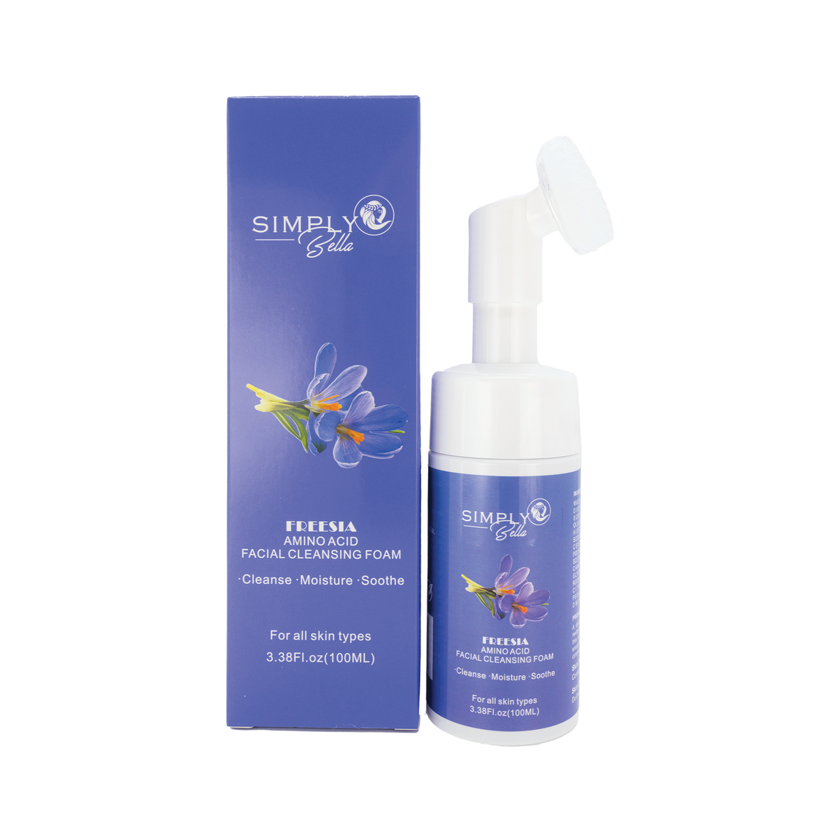 Freesia Cleansing Foam with Scrub