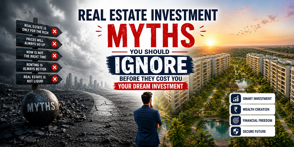 Real Estate Investment Myths You Should Ignore Before They Cost You Your Dream Investment