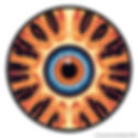 Heavy Metal Flaming Eyeball Iron On Patch
