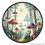 Thumbnail: Beautiful Magic Mushroom Forest Iron On Patch
