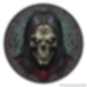 Heavy Metal Zombie Skeleton Iron On Patch
