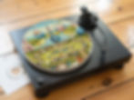 The Garden of Earthly Delights by Bosch Felt Record Player Turntable Slipmat