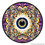 Thumbnail: Trippy Psychedelic Fractal Flower Eye Iron On Patch