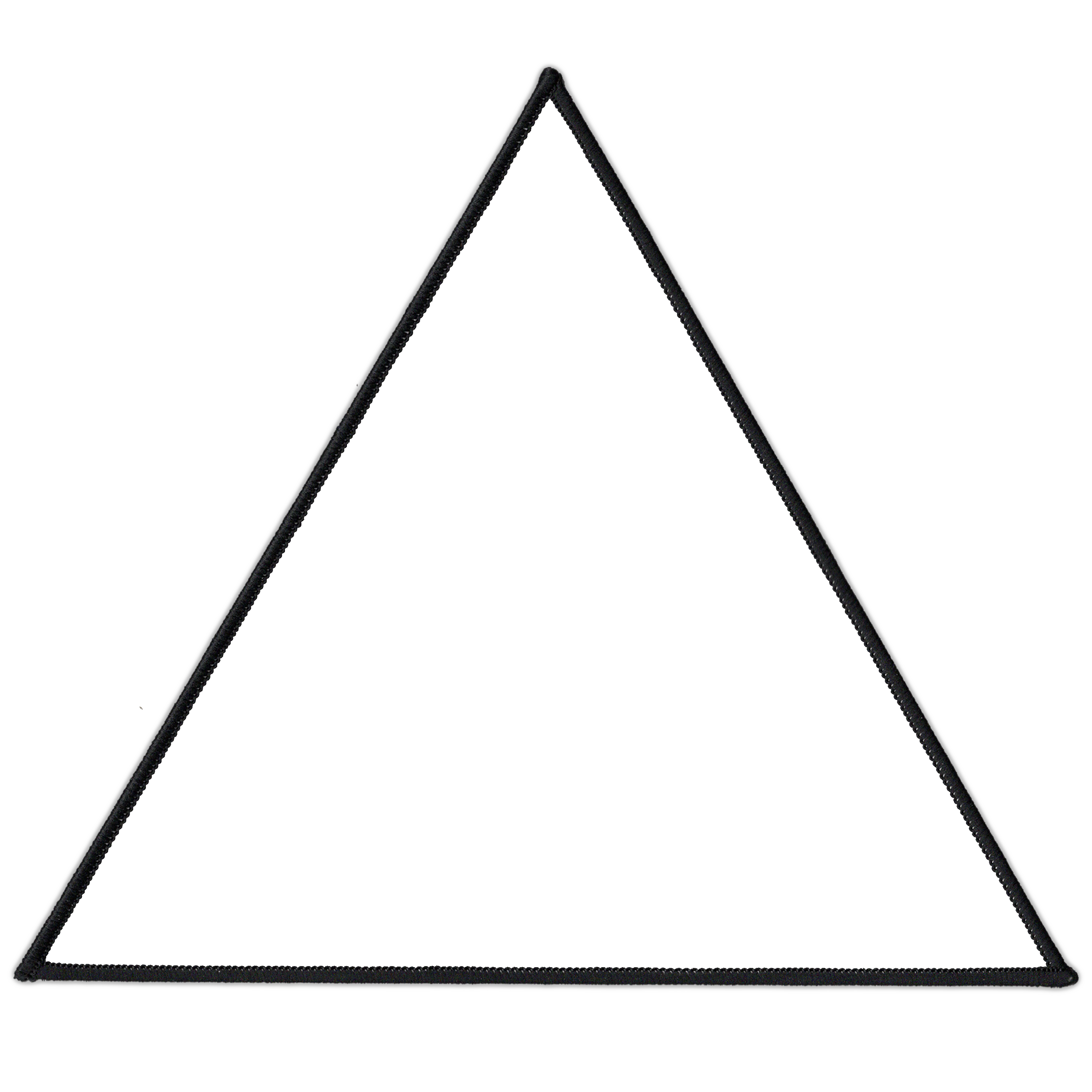 Custom Triangle Shaped back patch made with your design