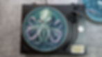 Dark Occult Octopus Cthuhlu Felt Record Player Turntable Slipmat