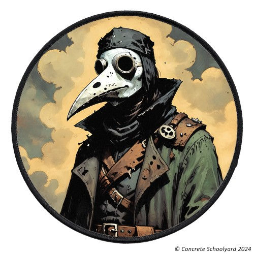 Miniaturbild: Gothic Plague Doctor Iron On Patch