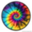 Beautiful Vibrant Tie Dye Style Swirl Iron On Patch