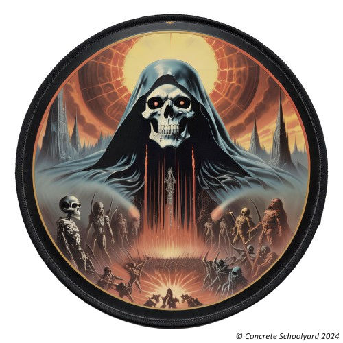 Thumbnail: Vintage 1980's Style Heavy Metal Iron On Patch