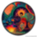 Psychedelic Magic Mushroom Landscape Iron On Patch